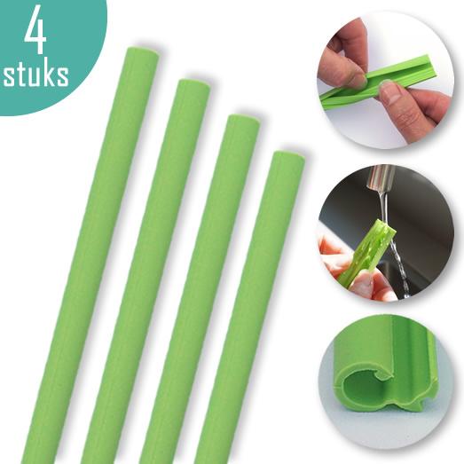 siliconen rietjes groen slurpy